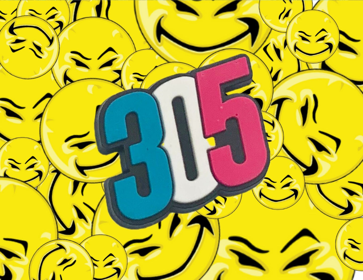 Malcontents 305 Croc Charm/Jibbitz: Miami tap in!
