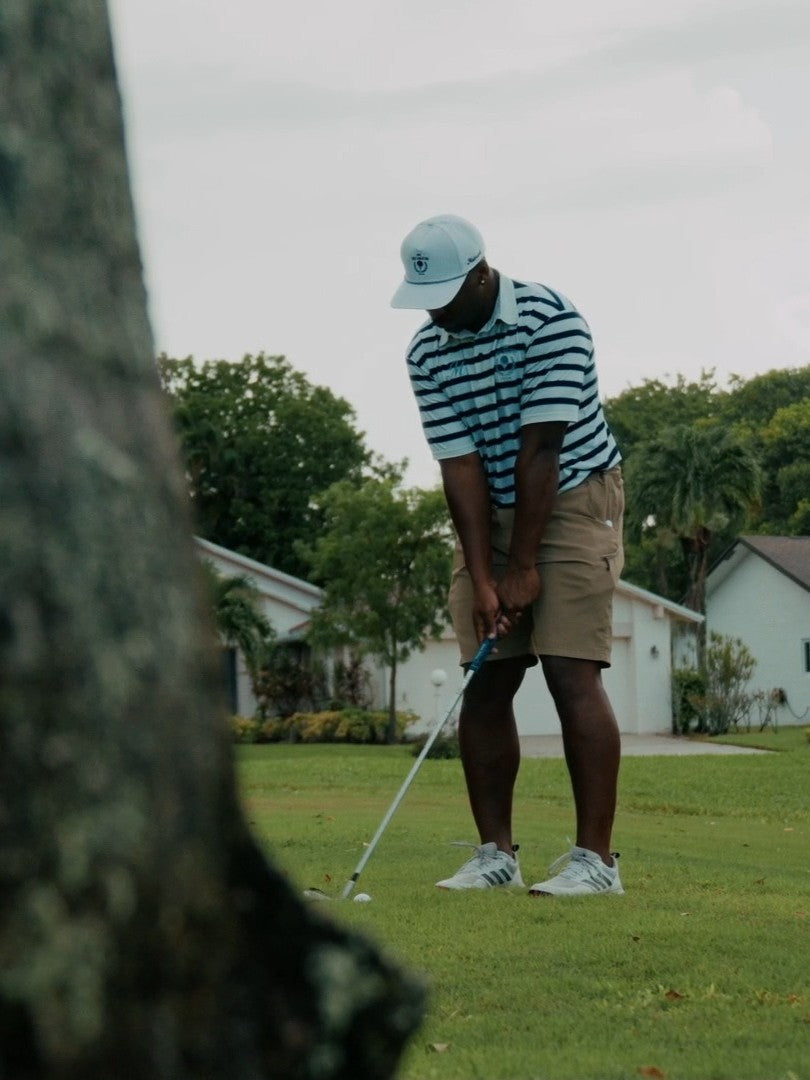 2026 Golf Creator Tour Striped Performance Polo